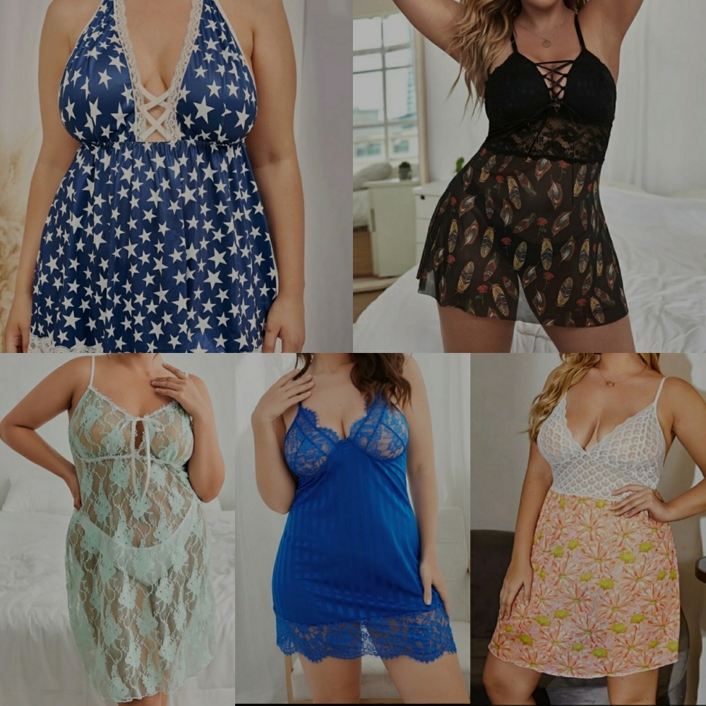 Womens plus lingerie 1XL